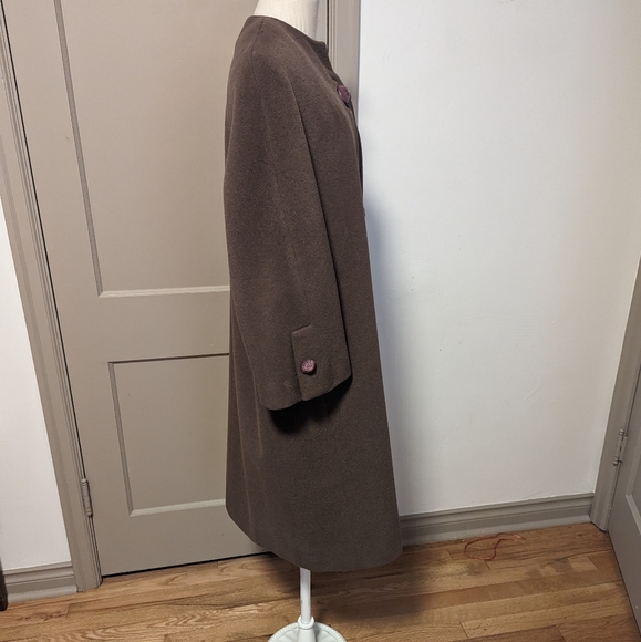 Vintage Brown Pea Coat - Picture 10 of 13
